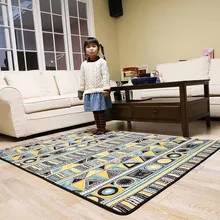 Средиземноморский геометрический Коврик экзотическая гостиная спальня кофе Настольная подушка матрас для дивана кровати пол скольжения большой ковер