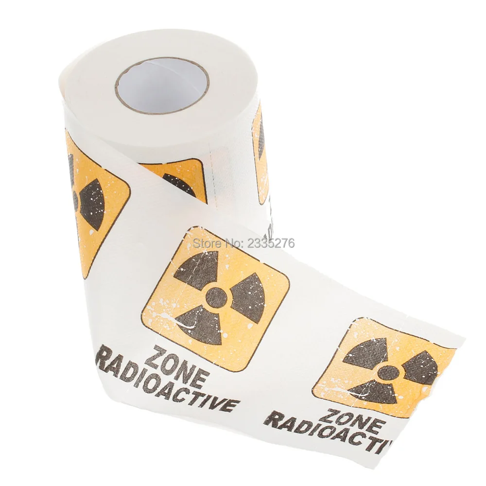 3Pieces Novelty Printed Zone Radioactive Napkin Paper Toxic Nuclear