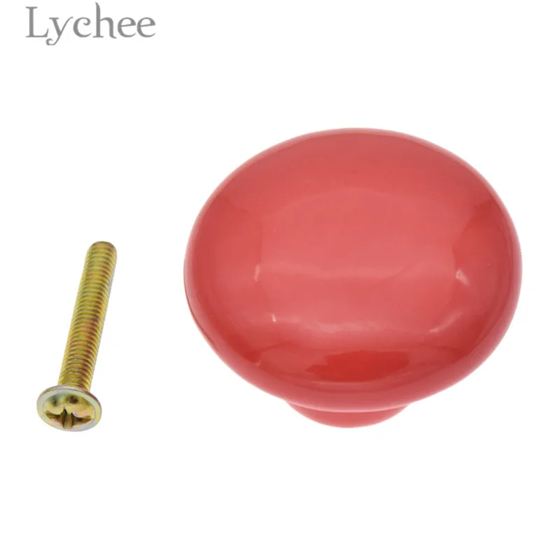 Lychee Life большой карамельный цвет круглый выдвижной ящик керамический Шкаф Тянет