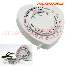 В форме сердца BMI тела рулетка BMI калькулятор BMI рулетка, 12 шт./лот