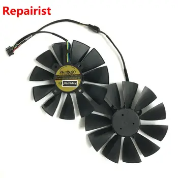 

R9 380 380X GPU Cooler VGA Fan For ASUS STRIX-R9380 STRIX-R9 380X video Graphics Card Cooling