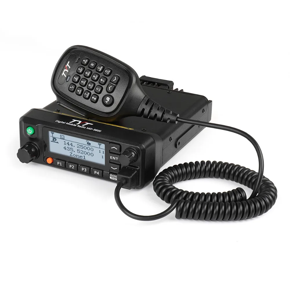 

TYT MD-9600 Dual Band DMR Mobile Car Two way Radios Truck Transceiver 136-174/400-470MHz 3000 CH 50/45/25W Amateur Ham Radio