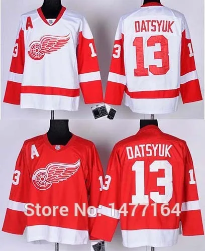 red wings white jerseys at home