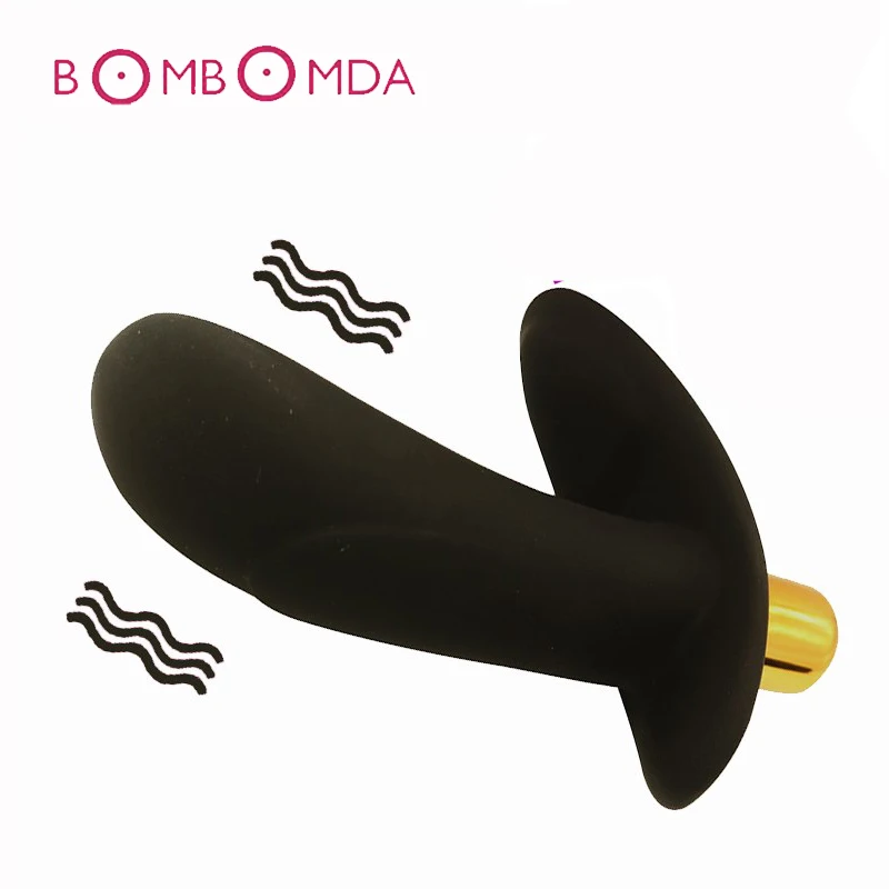 Anal Plug Vibrator Anal font b Dildo b font Butt Plug Silicone Masturbation Prostate Massager Stimulator