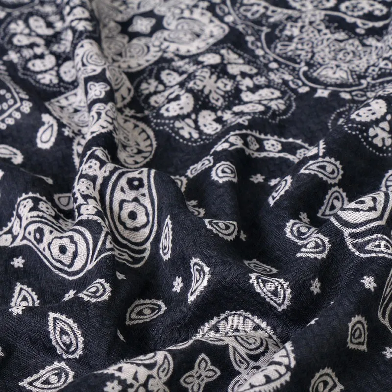 Высокое качество хлопка Для женщин Printe кешью цветочные платки кисти повязка мусульманских популярные зимние толстые шарфы/шарф 10 шт./лот
