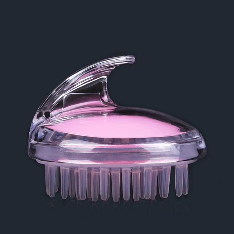 Прозрачный шампунь с силиконом Кисть Главная здоровья шампунь для массажа щетка для мытья волос гребень массажер ПЭТ Ванна щетка для спа Z