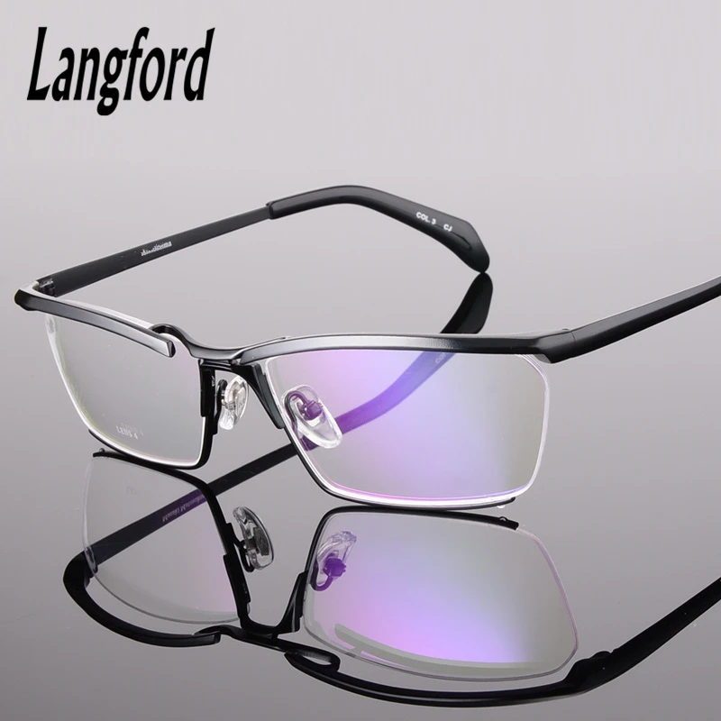 

pure titanium glasses frames men luxury upmarket spectacle frames designs large eyewear frames optical frames prescription