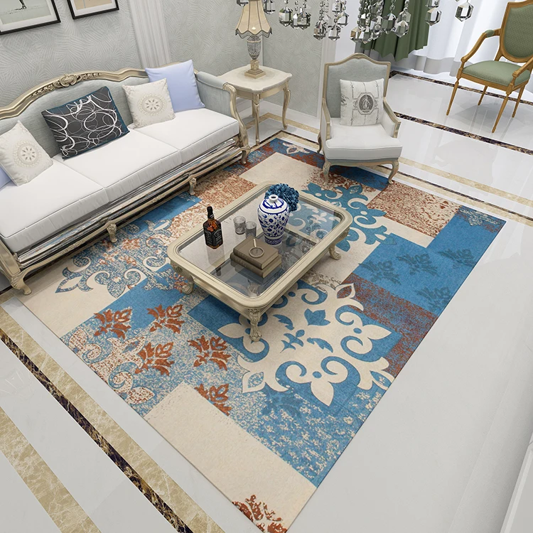 

WINLIFE 2017 New European Modern Minimalist Carpet Living Room Bedroom Coffee Table Rugs Non-slip Woven Braided Carpets