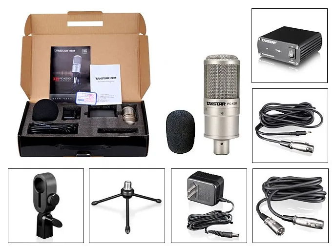 Takstar Pck200 Professional Condenser Microphone Recording Microphone