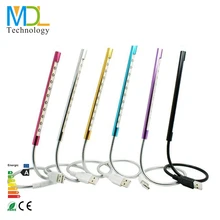 New Flexible USB LED Desk Lamps Study Night Light Book Table Reading Lamp Eye-care Bedside Lighting For Children Headboard Light