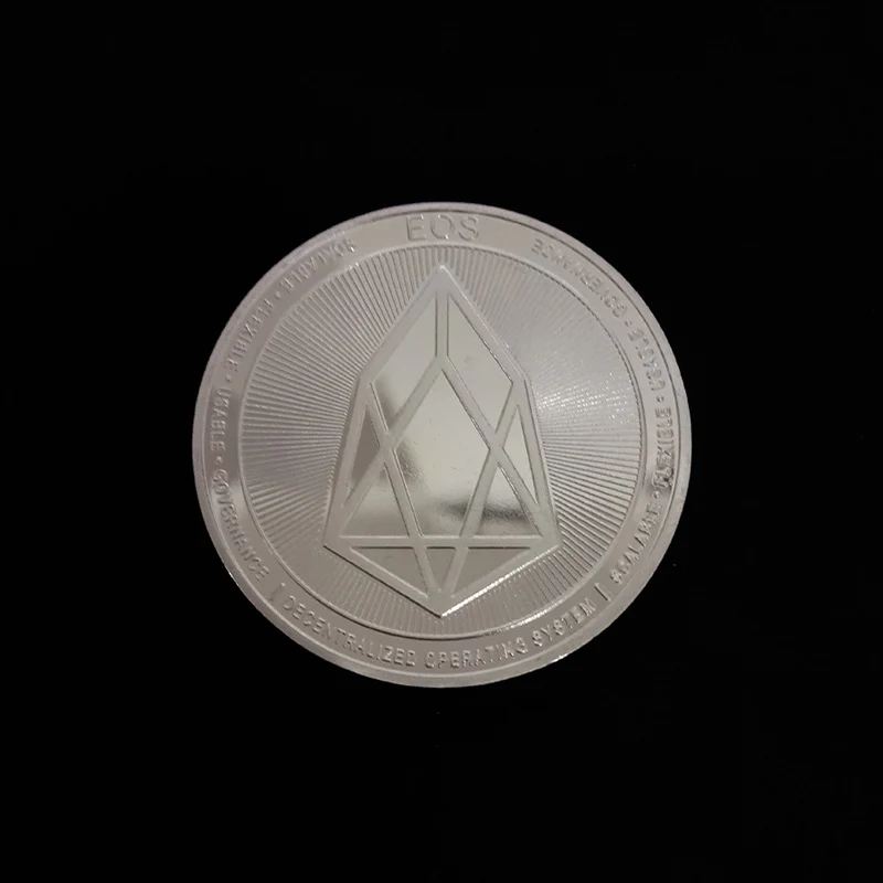 Новинка года EOS Coin Virtual Digital Bitcoin с тиснением памятные битные монеты сувениры коллекционные товары Прямая