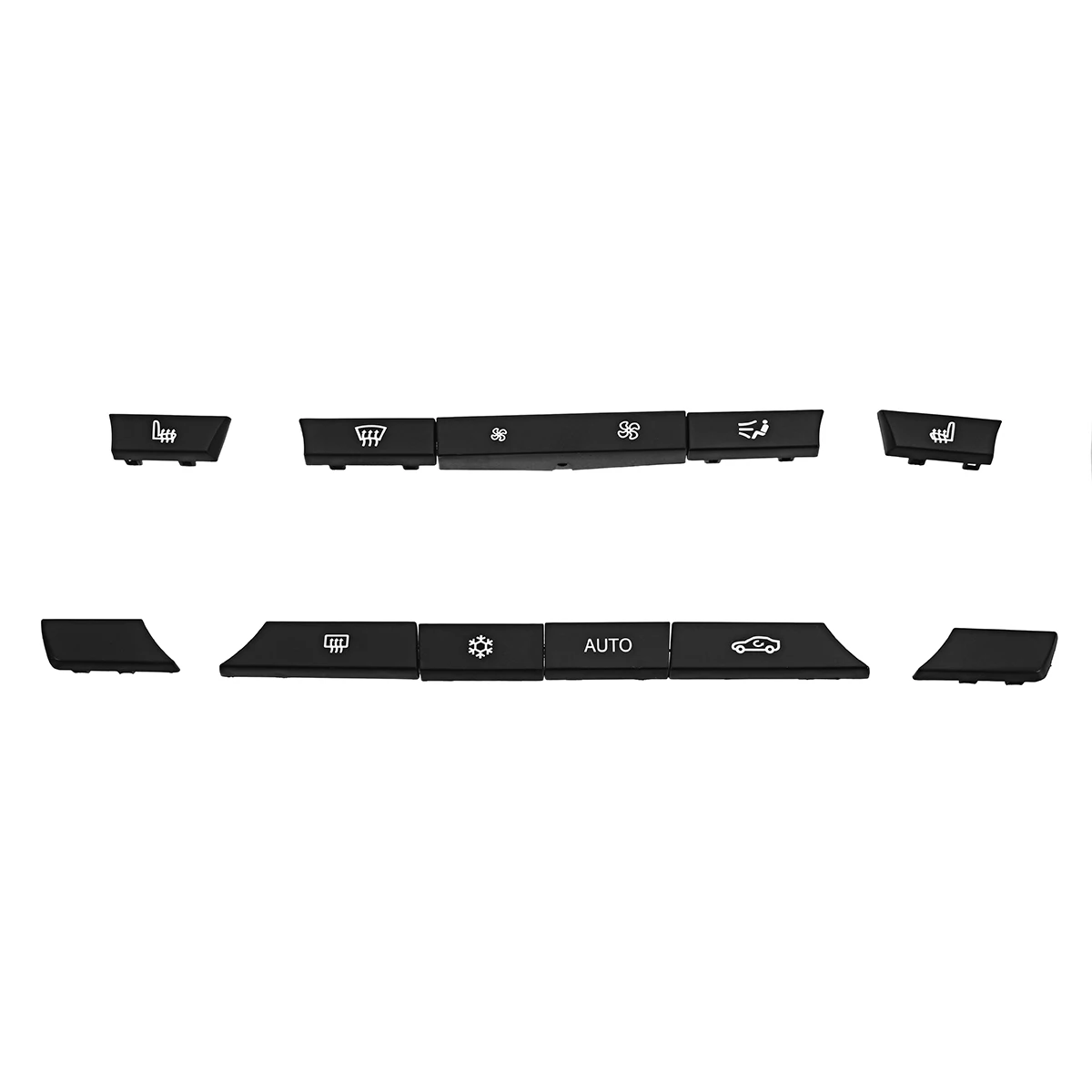 

1 Set 11 Button Key Caps Repair Kit A/C Heater Switch Covers for BMW 5 6 7 F10 F01 F12 61319313922
