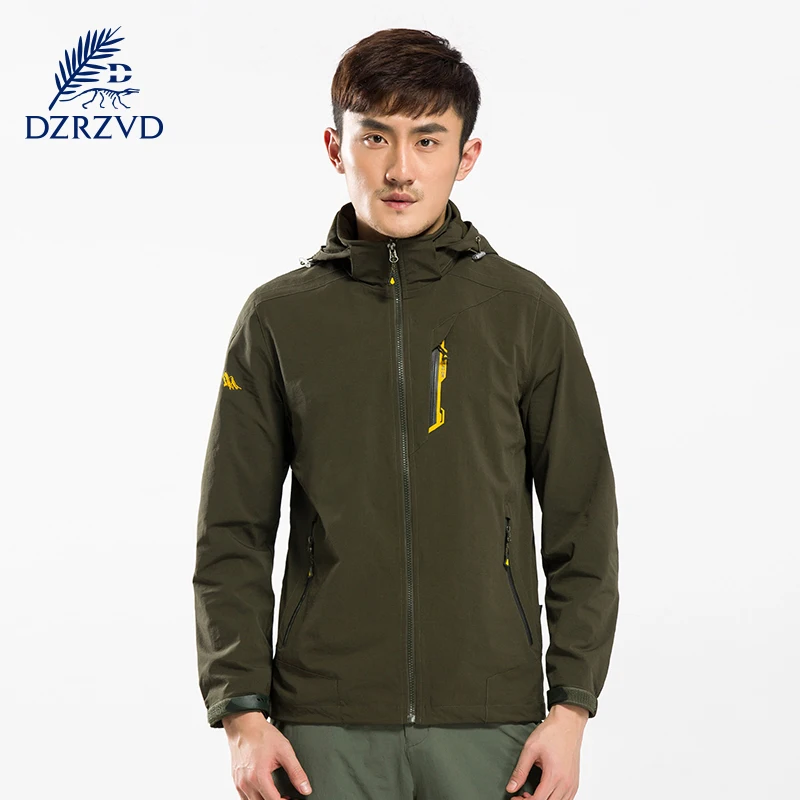 Man Autumn Outdoor Running Sports SoftShell Jackets Waterproof Fashion