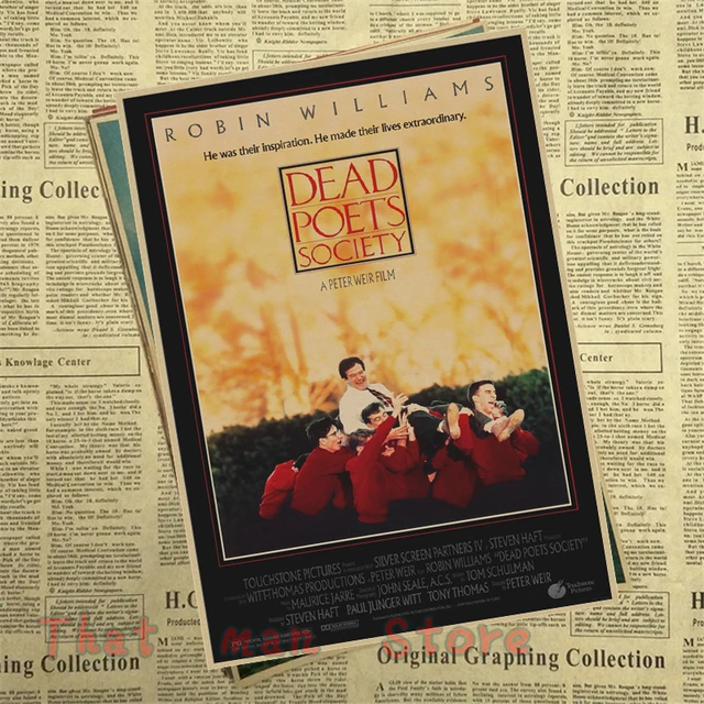 Best Price Dead Poets Society Nostalgic Matte Kraft Paper Poster Office Gift Room Dining Home Decor wall sticker Design 42*30cm Best Price Dead Poets Society Nostalgic Matte Kraft Paper Poster Office Gift Room Dining Home Decor wall sticker Design 42*30cm