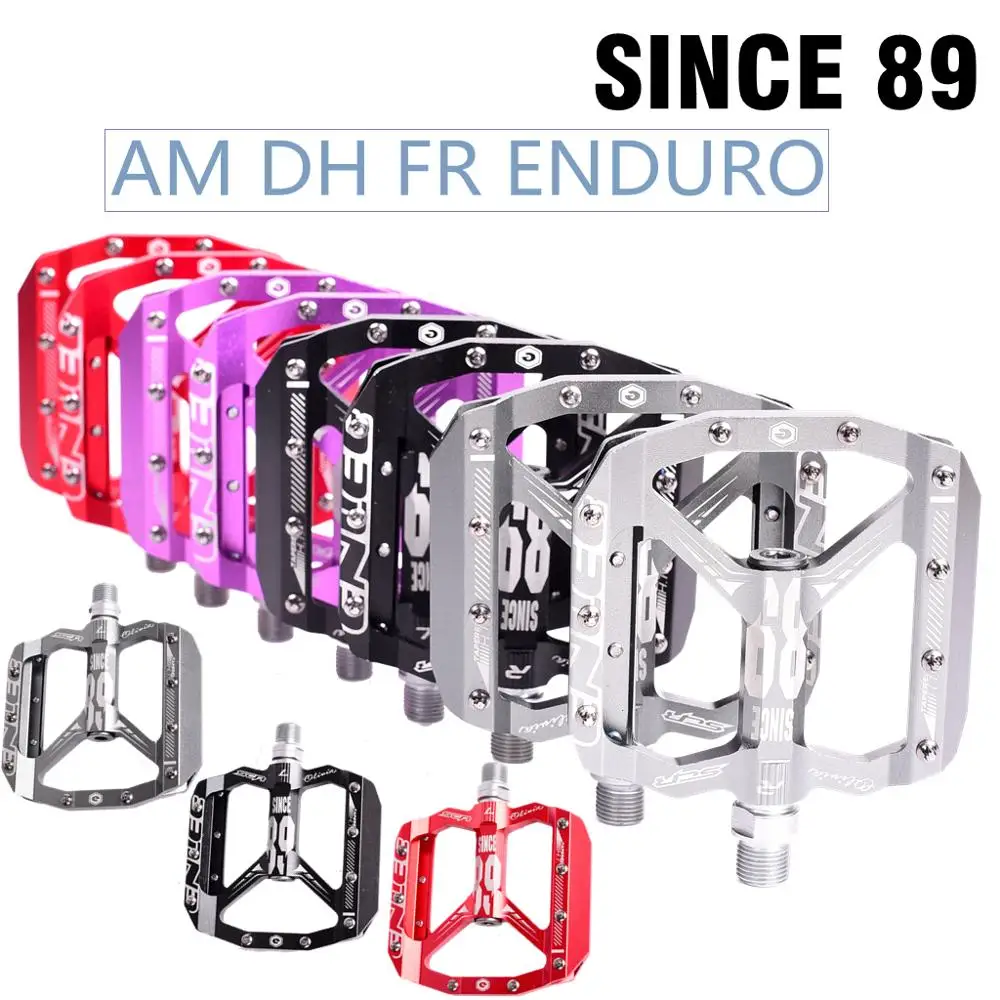 ENLEE Sicne89 Mountain Bike Pedals Ultralight Bike Pedals CNC Aluminum Alloy Pedals Bearing Pedals