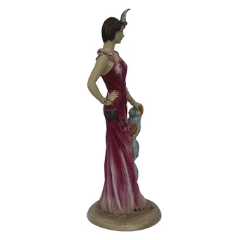 Art Deco Lady Figurine 1920s Resin Statue