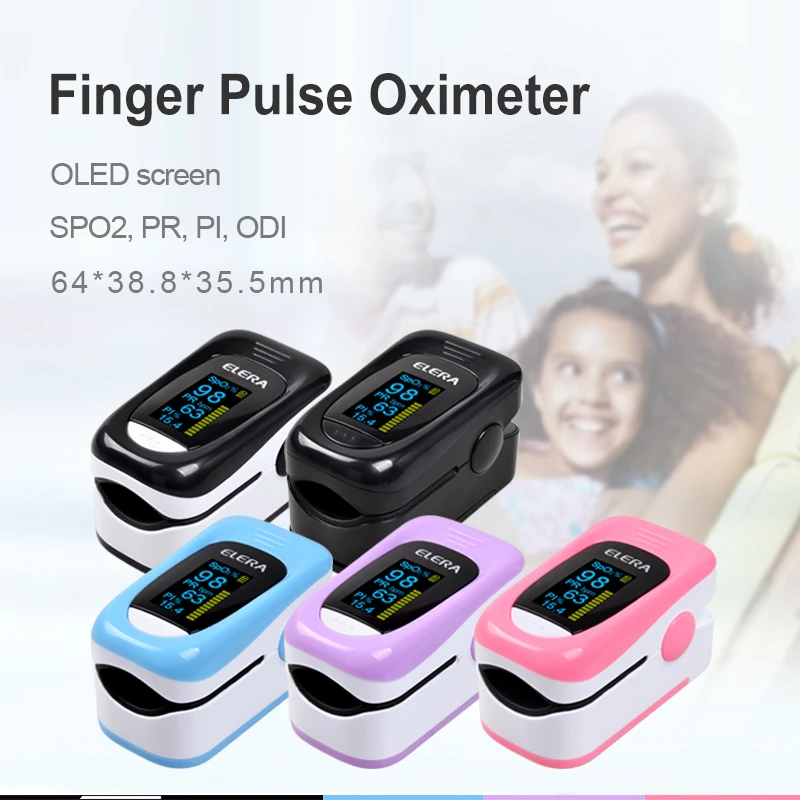 Health Care Pink LCD Digital Wrist Blood Pressure Monitor Tonometer+CE FDA Fingertip Pulse Pink Oximeter Oximetro Alarm Setting