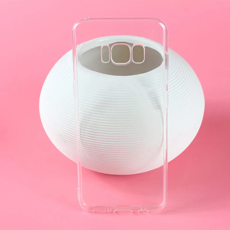 

For Samsung GALAXY S8 Case S8 Plus Cover Silicone Protector Transparent Clear Soft White Coque Funda Etui Hoesje Accessories