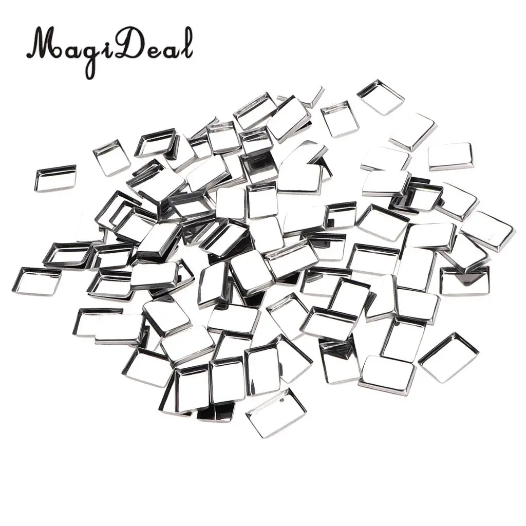 Bulk 100pcs Empty Eyeshadow Powder Eye Makeup Pans for Magnetic Palette Box