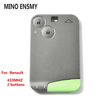 

Free shipping,Auto Remote Key,Smart Key For Renault Laguna Smart Key 2 Buttons 433MHZ (without logo)