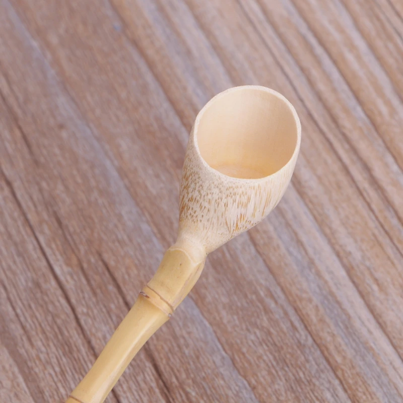 Супер-класс бамбуковые соединения Matcha порошок чайная ложка совок чайная церемония инструмент большой#0622