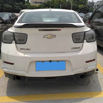 

UBUYUWANT High Quality Carbon Fiber Black Car Tail Wing Rear Trunk Lip Boot Spoiler For Chevrolet Malibu 2013-2018