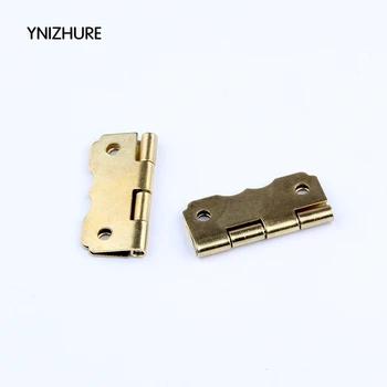 

50pcs 30 * 25mm Small hinge closing cabinet hinges butterfly hinge wooden wine box 270 degrees