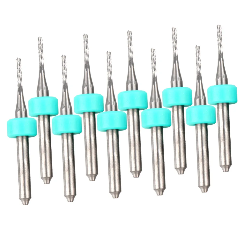 10pcs 1.3mm New Micro Drills Set Pcb Cnc Press Fits Dremel Bits Micro