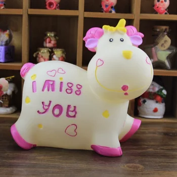 

Large Cute Cartoon Cow Sheep Piggy Bank Coin Savings Pot Children Toy Birthday Gift Cash Safe Money Box Saving Bank Cofre