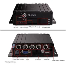 4CH SD card high-definition vehicle mounted aerial video recorder MDVR 720P simulation coaxial passenger car monitoring host 4CH SD card high-definition vehicle mounted aerial video recorder MDVR 720P simulation coaxial passenger car monitoring host