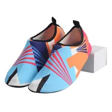 Водонепроницаемая обувь Для женщин пляж палатка Быстросохнущие кроссовки для взрослых на плоской подошве в стиле унисекс; мягкая прогулочная обувь тапочки для йоги Женская обувь