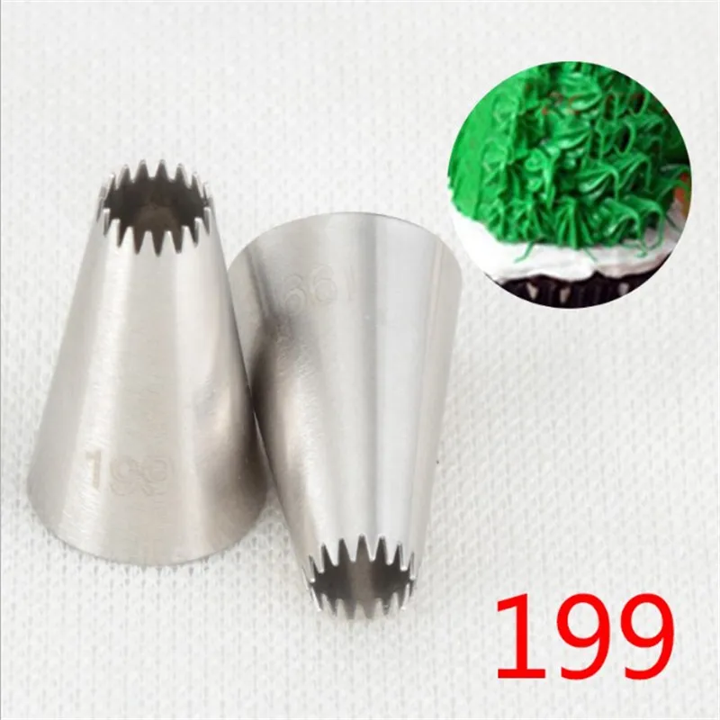 

VOGVIGO 199# Nozzle Cake Decorating Tips Stainless Steel Writing Tube Icing Nozzle Baking & Pastry Tools Baking Tools