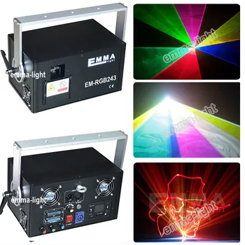 

Chrismas 2w RGB laser 3D graphics projector ILDA DMX dance bar Xmas Party Disco DJ effect Light stage Lights Show system