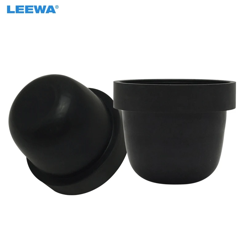 

LEEWA 2PCS Car LED Headlight Waterproof DustProof Cover Rubber Anti-Dust Sealing Headlamp Cover Cap 55mm-60mm#CA5601