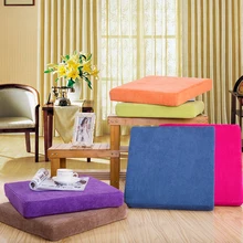 Однотонное цветное сиденье Подушка мягкое и удобное кресло подушка квадратный пол коврик татами подушка для садового кресла
