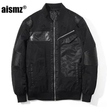 Aismz Cool font b Men s b font font b Jacket b font Coat Male High