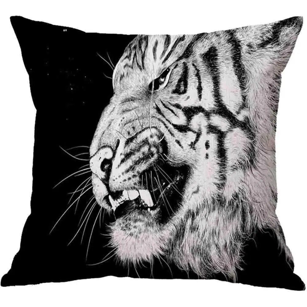 5 Tiger Cushion Cover