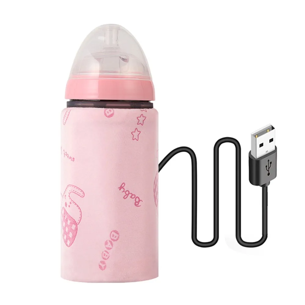 Portable USB Milk Bottle Warmer Heater Baby Milk Water Warming Bag