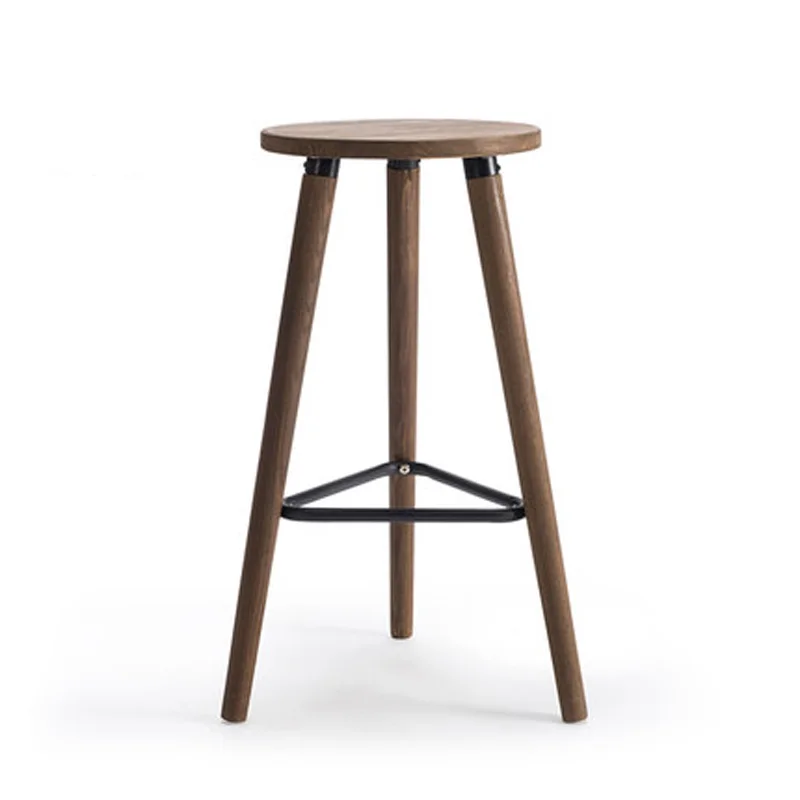 

100% Wooden bar stools bar chair Bar Furniture fauteuil living room furniture silla Wood Commercial Furniture banqueta taburete