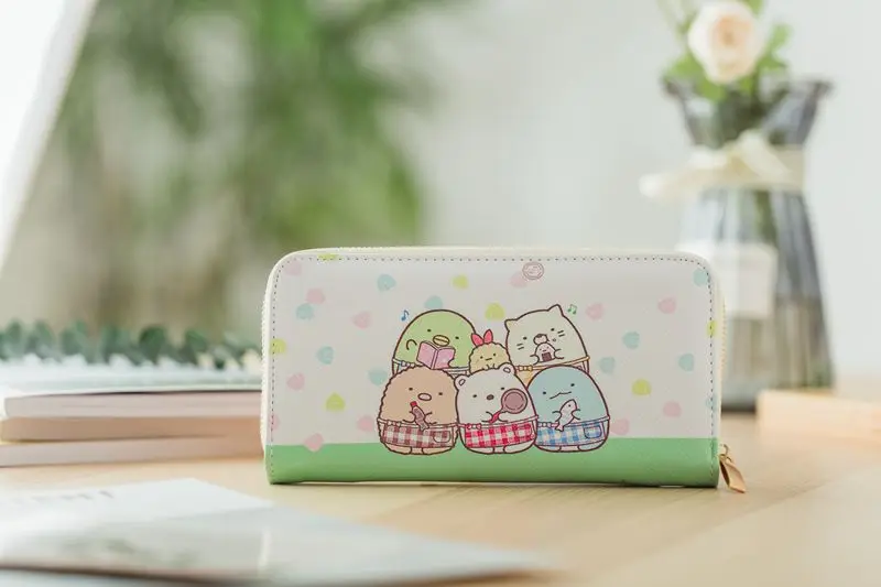 IVYYE 1 шт. Sumikko gurashi Модный Аниме PU Кошелек Сумки Кошельки на молнии монеты карман повседневные кошельки карты унисекс подарки Новинка