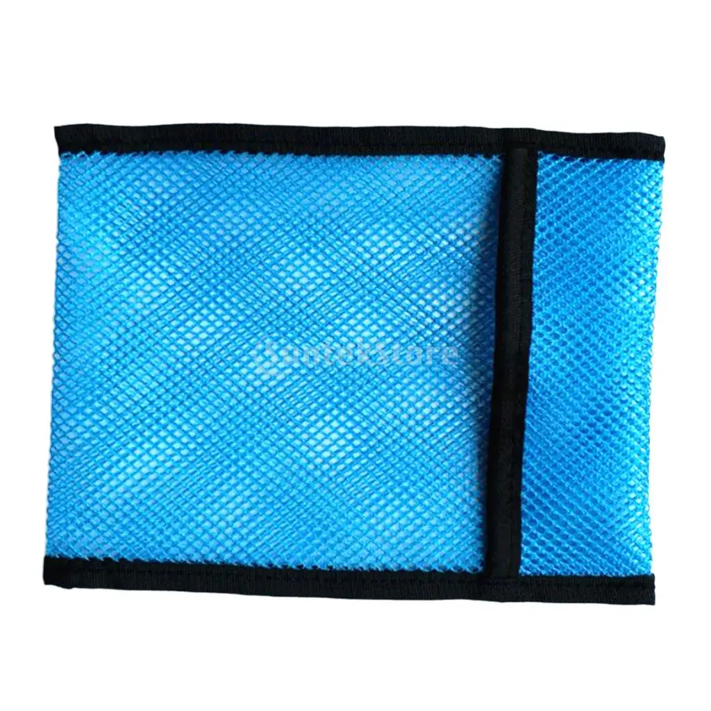Blue Empty Scuba Diving Snorkeling Weight Pocket Mesh Shot Pouch Bag 1KG or 2KG