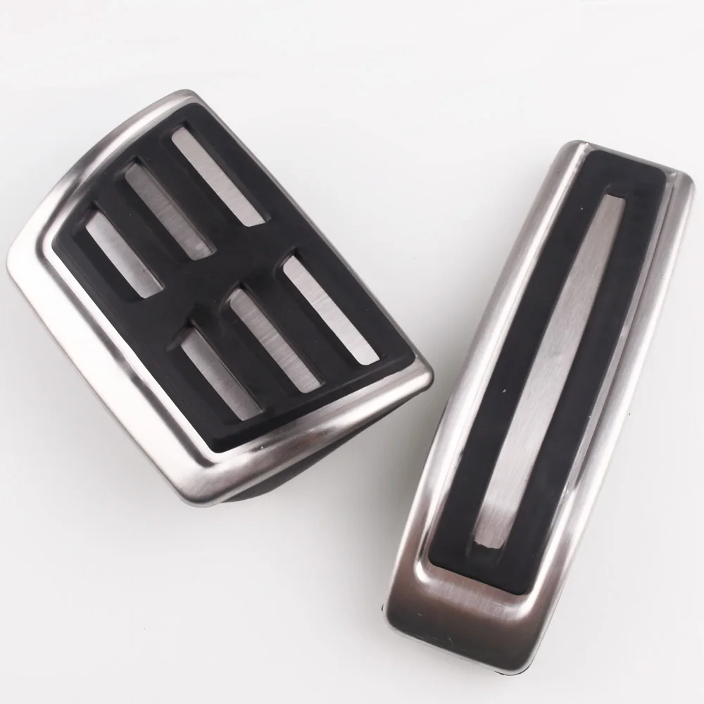 Car accessories Car pedals Pedal cover Stainless steel pedal cover Stainless steel Car Pedal Pads Cover AT case For Audi Q7 SQ7 Porsche Cayenne For VW Touareg