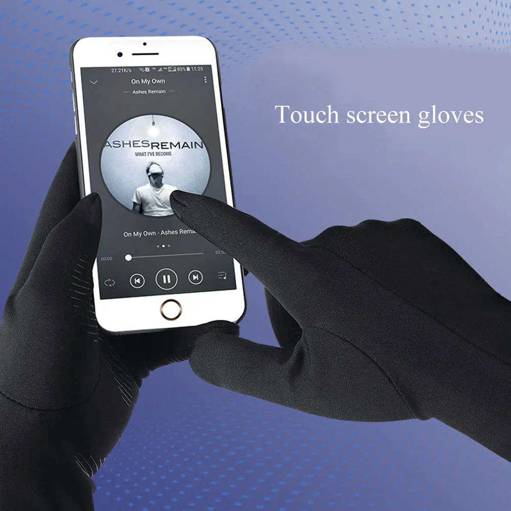 Polar Sport Couple Touch Screen Smartphone Gloves, Velvet Lined Interior for Comfort & Warmth, Compatible for Universal Phones
