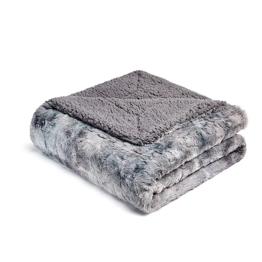 Мягкое теплое Фланелевое постельное белье одеяла из искусственного меха норки бросок однотонный диван покрывало зимние одеяла - Цвет: style13