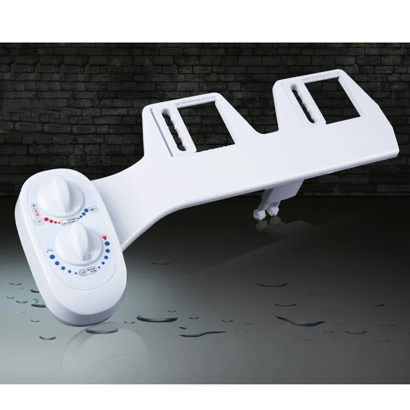 ABS Hygiene Bidet Toilet Bidet Seat Attachment Hot and cold water Unisex Easy to Install No