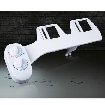 

ABS Hygiene Bidet Toilet Bidet Seat Attachment Hot and cold water Unisex Easy to Install No electricity ABS Toilet Seat Bidet