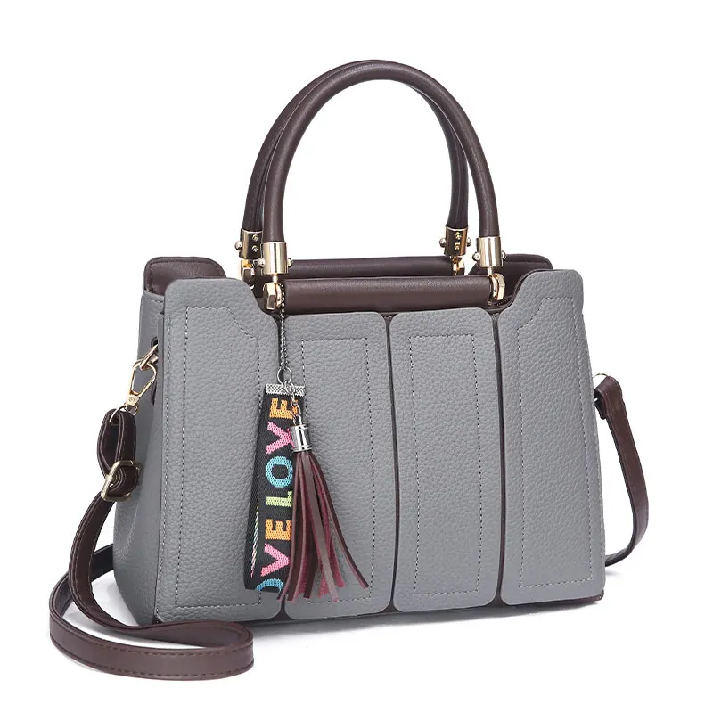 

La MaxZa Shoulder Bag Large Ladies Tote Bag Top Handle Satchel High Quality PU Leather Fashion Women Zipper Purses and Handbags