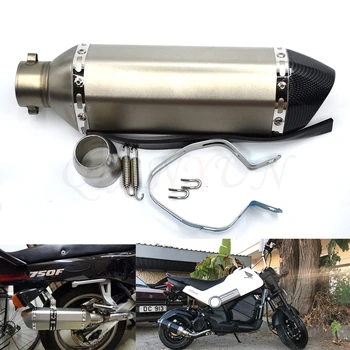 

for Motorcycle parts Exhaust Universal 51mm Stainless Steel Motorbike Exhaust Pipe FOR Kawasaki Ninja 300 EX300 Z300 NINJA Z250