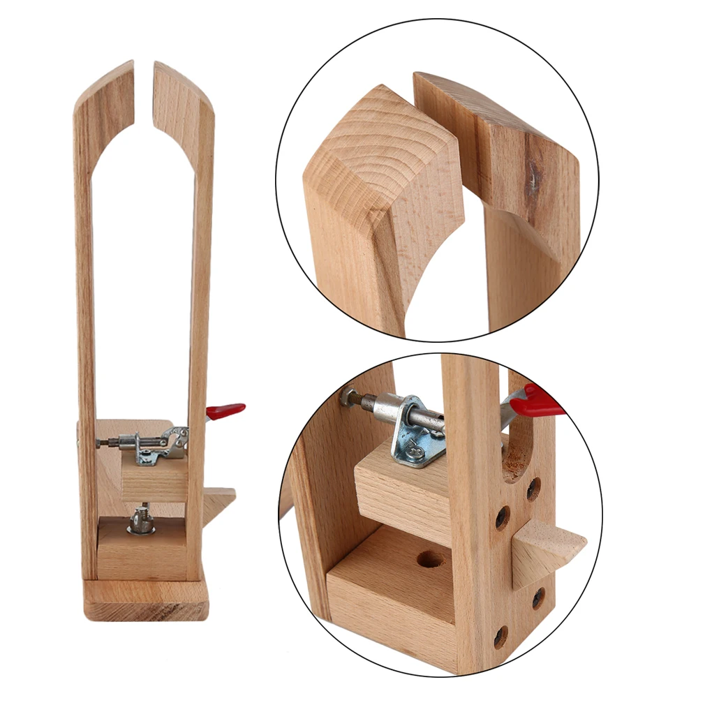 Профессиональный Кожаный Зажим деревянные инструменты лечение ремесел DIY Инструменты для шитья шнуровка, брошюрование деревянные
