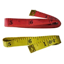 2 шт мягкая гибкая портная швейная линейка мерная лента 1,5 м(случайный цвет